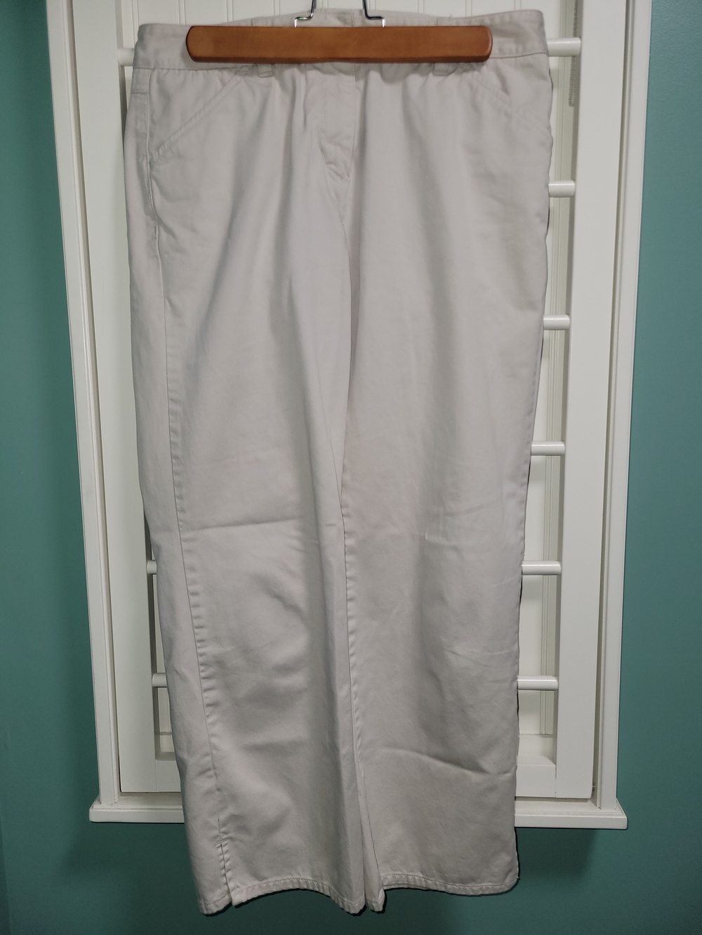 Vintage J. Crew Favorite Fit Tan Cropped Chinos Size 4